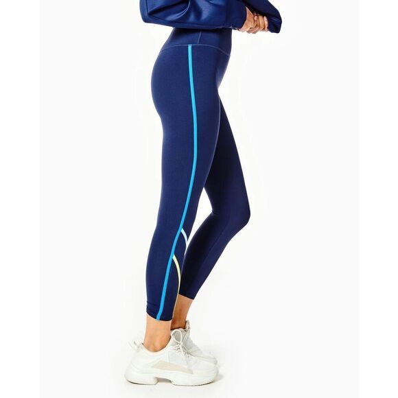 NWT Addison Bay Luxe Sport High-Rise Pine Legging Navy Size Small MSRP $108 - Picture 3 of 10